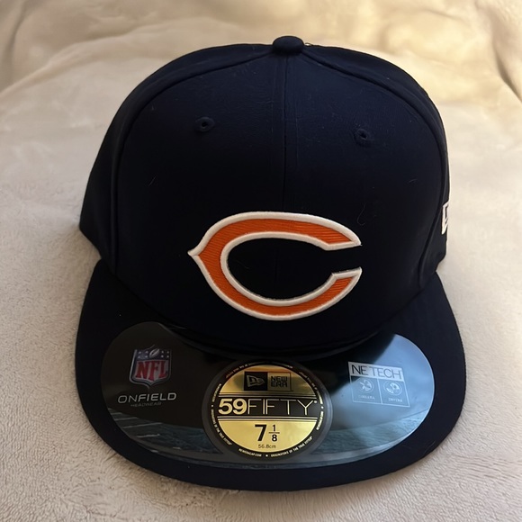 Navy NFL CHICAGO BEARS fitted hat (unisex) - Picture 2 of 4